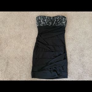 Strapless Evening Dress